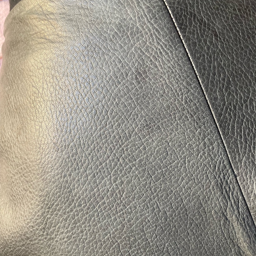 Vintage 80s norma kamali omo leather grey pants - Picture 5 of 5